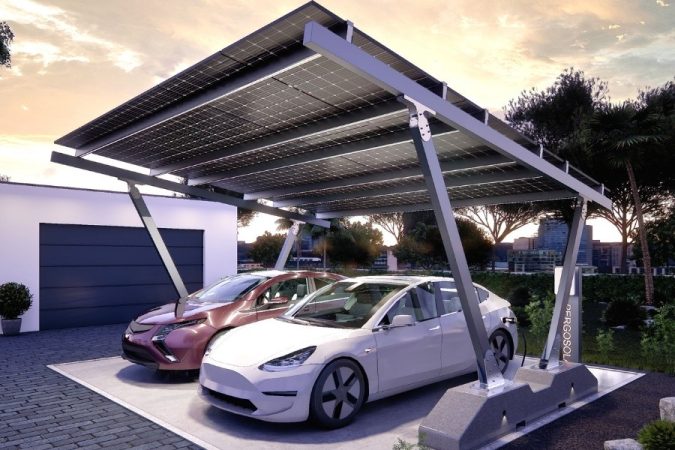 Pergola Modulare Parcheggi - Grandi Coperture Pergosolar